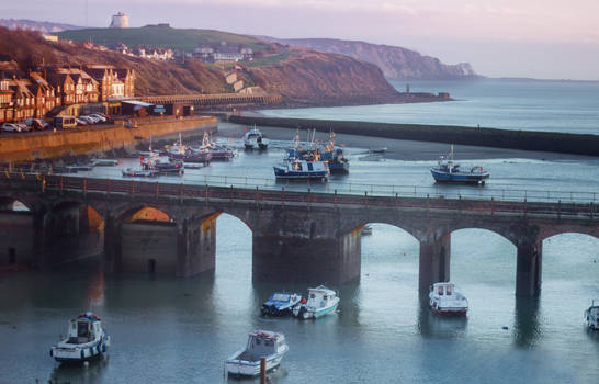 Dover Harbour early morning