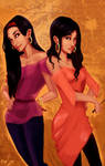 Patil sisters by viria13