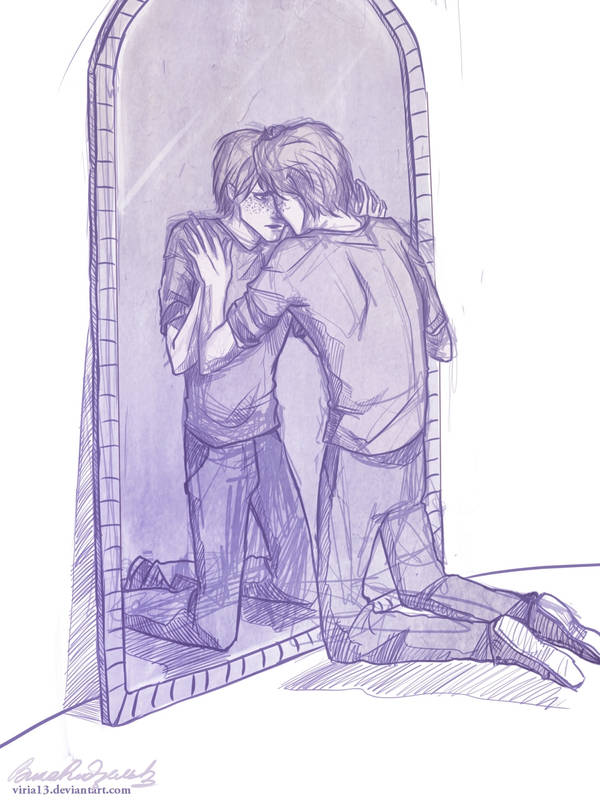 whole world in a mirror by viria13