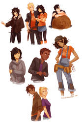 Heroes of Olympus genderbend