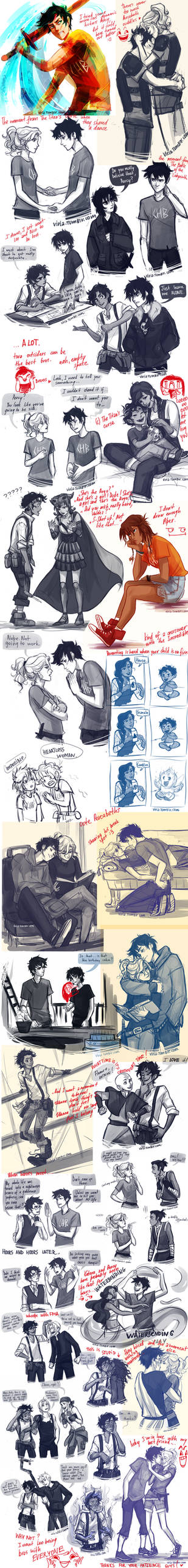 I clearly don't draw enough Percy Jackson...