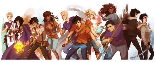 Heroes of Olympus by viria13