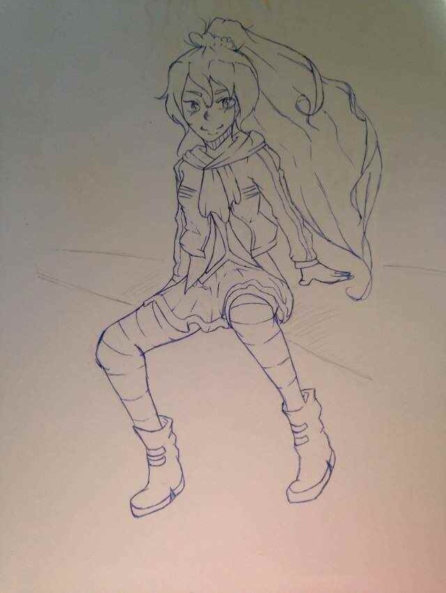 WIP of my oc mai