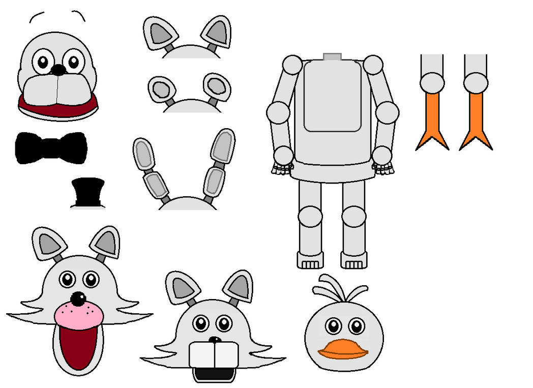 Fnaf Model Base Design FNAF Base by KingWonkyBunny on DeviantArt