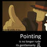 professor layton motivational poster, pointing