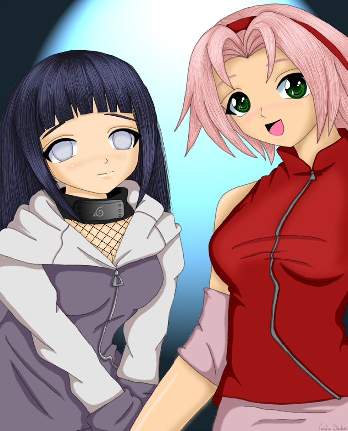 Sakura and Hinata