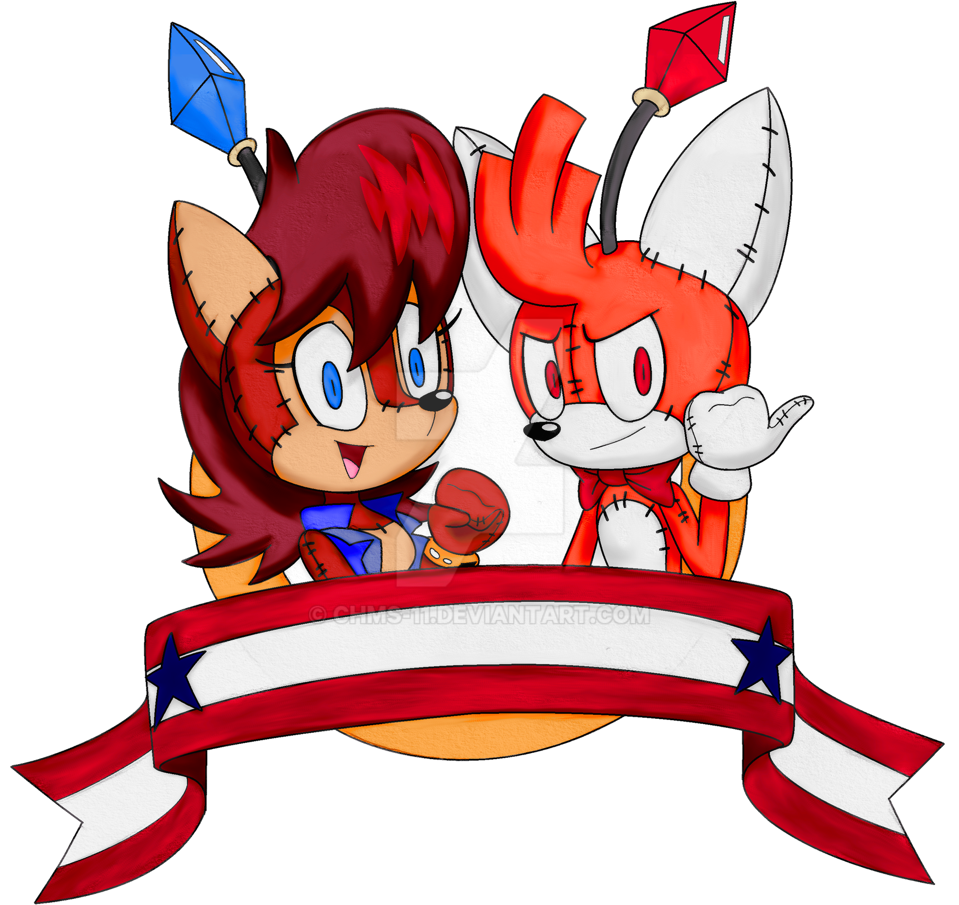 Sonic.exe and Tails doll by SallyCatTree on Newgrounds