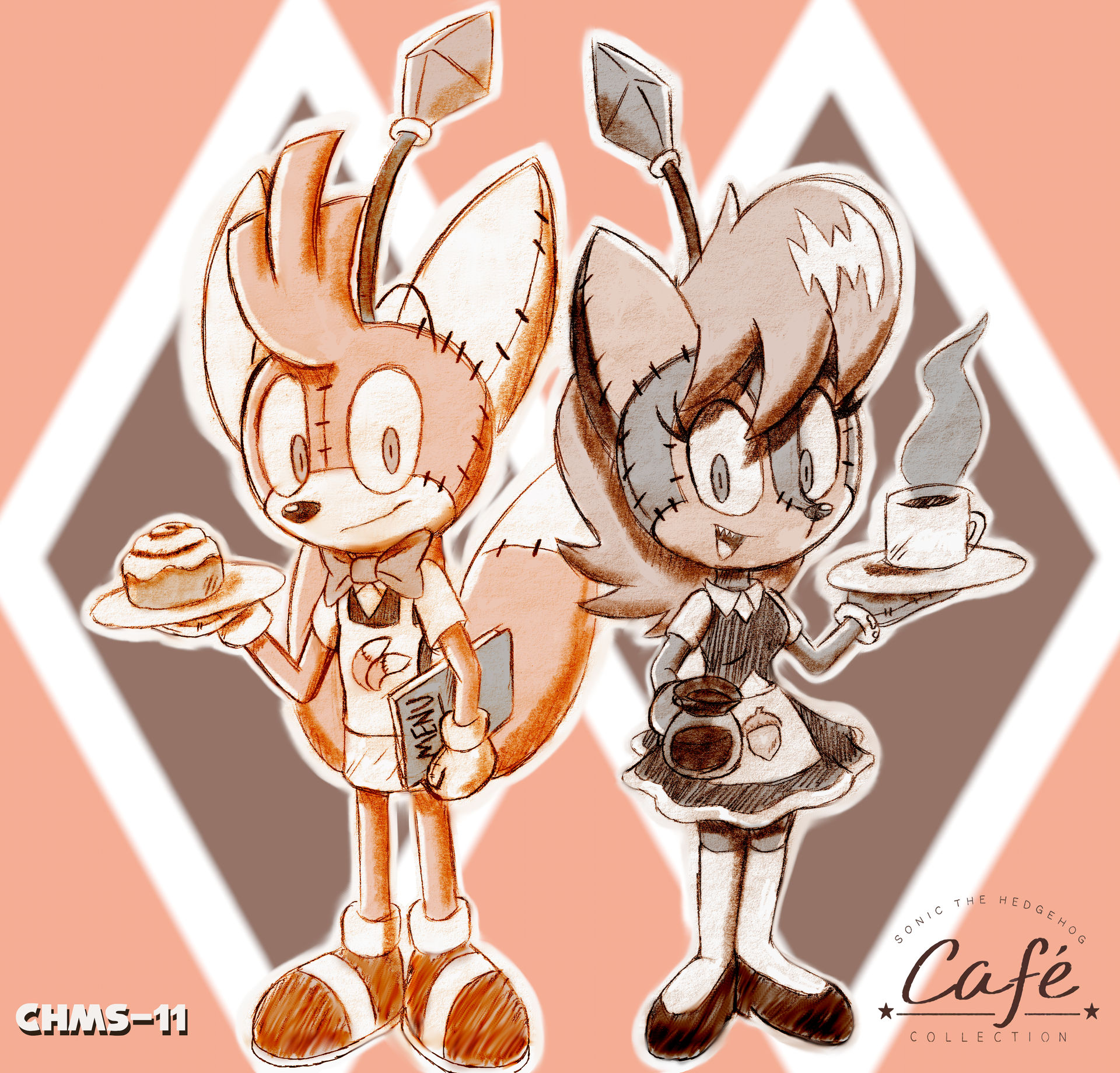 Organic Tails Doll and Sally Doll with Cream Doll by CHMS-11 on DeviantArt
