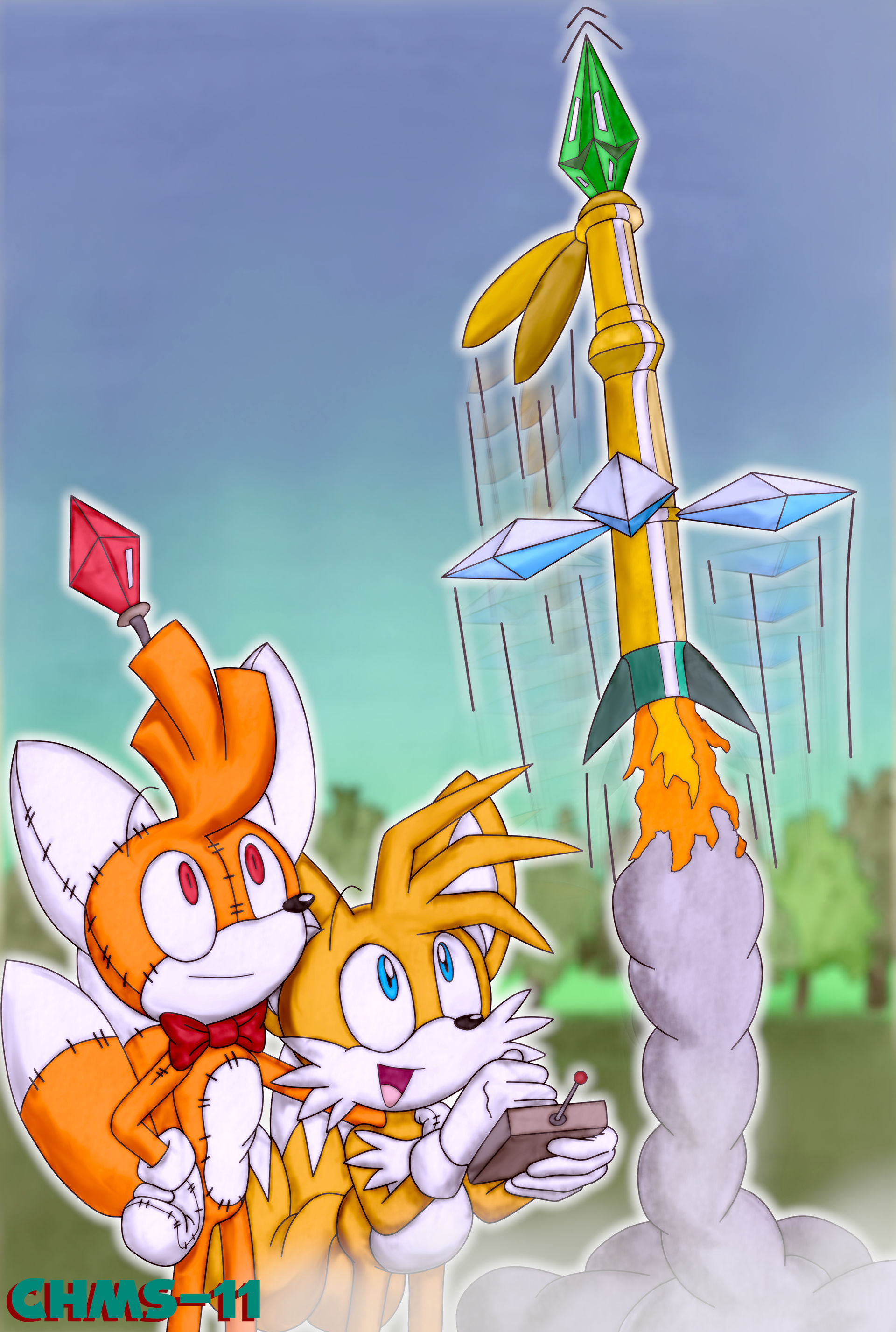 Tails Doll, an art print by Zephyr - INPRNT