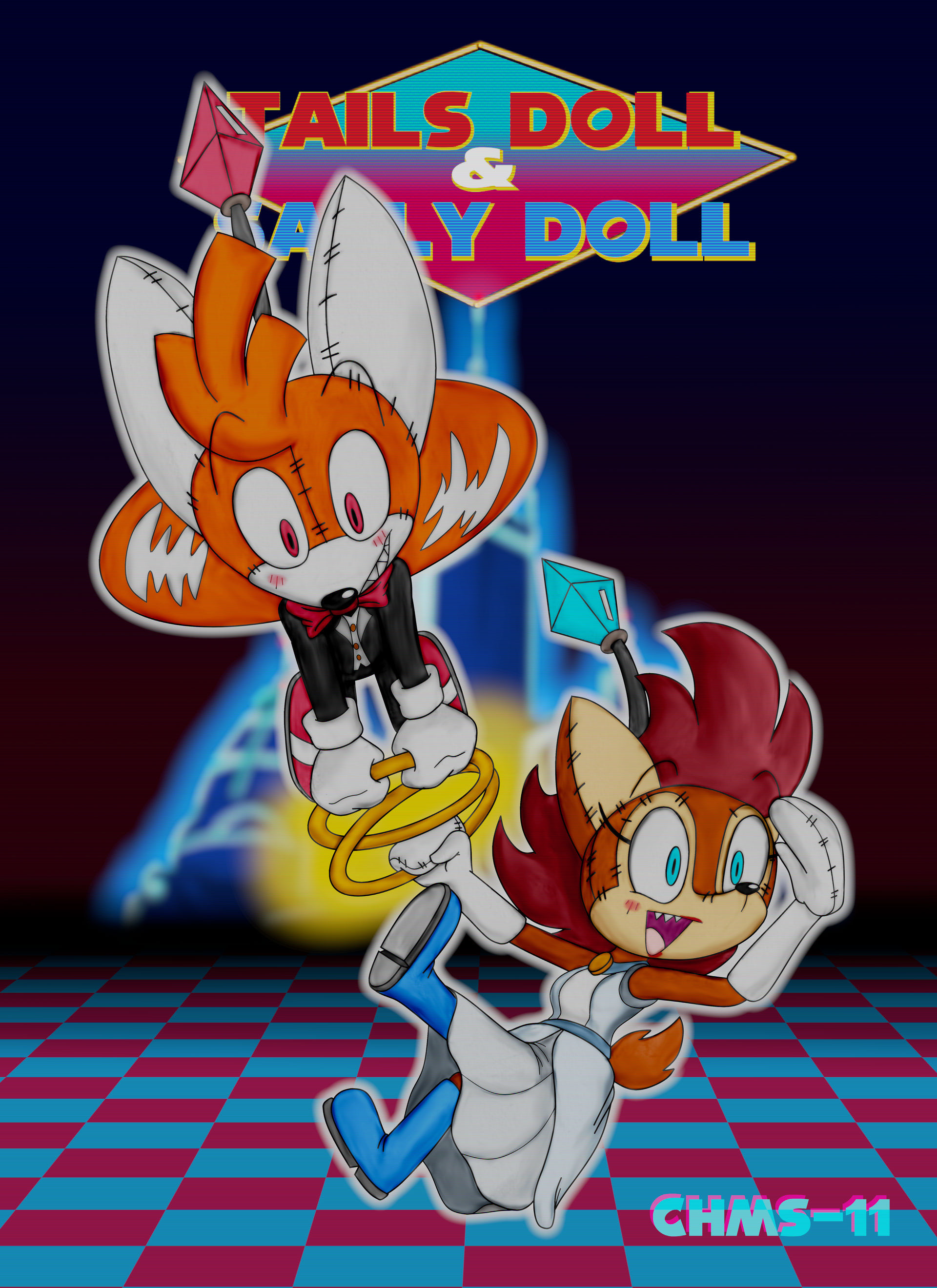 Sally and Tails Doll! PrinXen - Illustrations ART street
