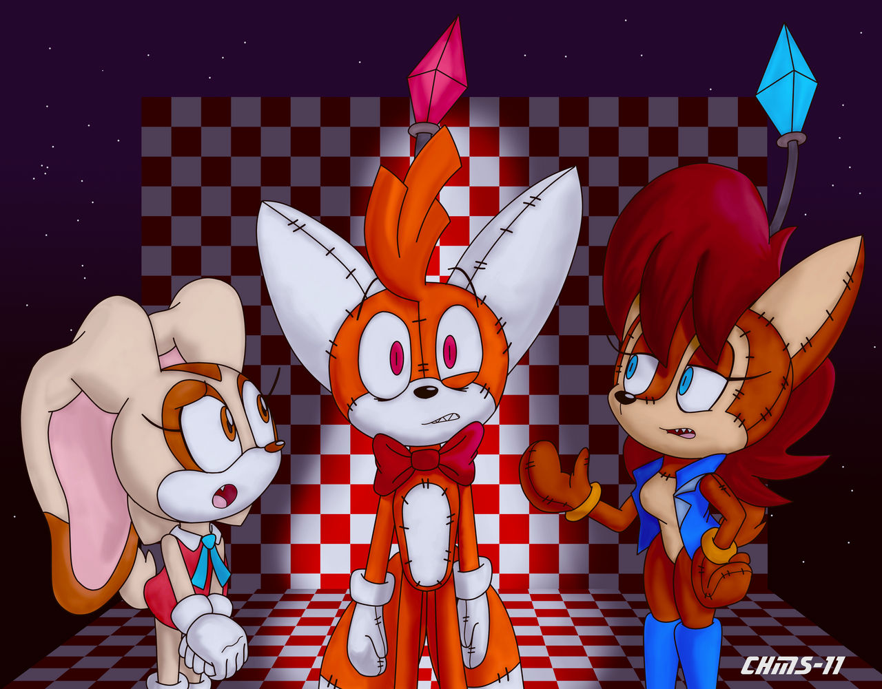 Sonic got a Tails Doll by Snowpaw1 - Fanart Central