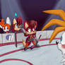 Tails and Fiona (Hockey Practice)