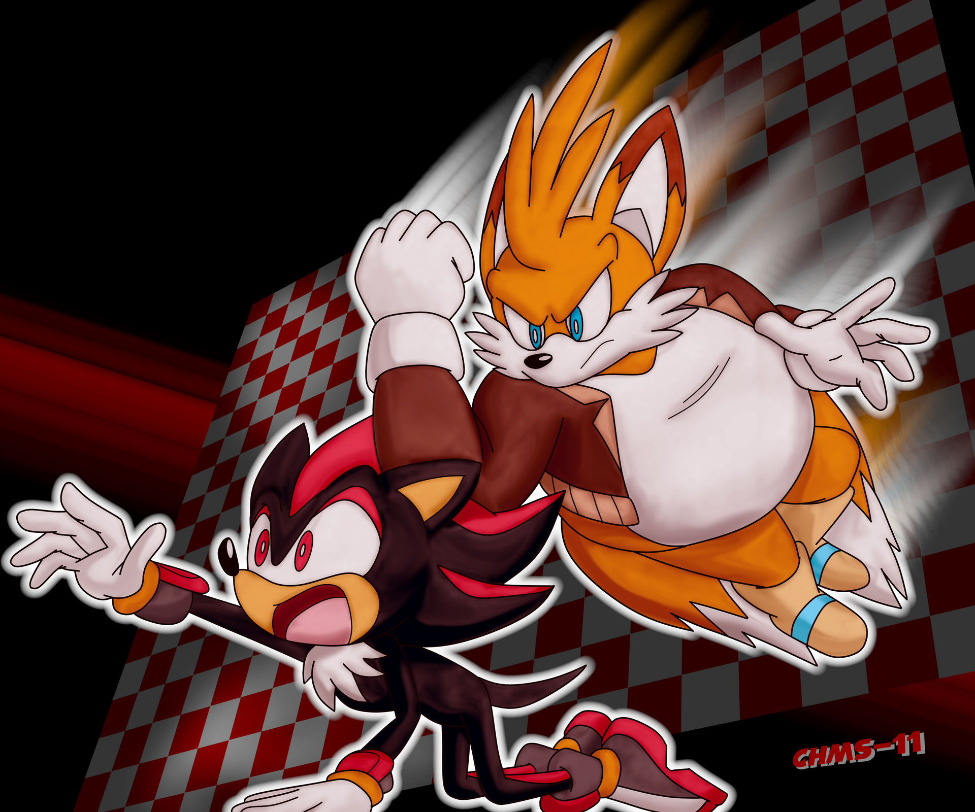 Shadowfriendly Deviantart Tails Tails vs Shadow (part 1 of 3) by CHMS-11 on DeviantArt