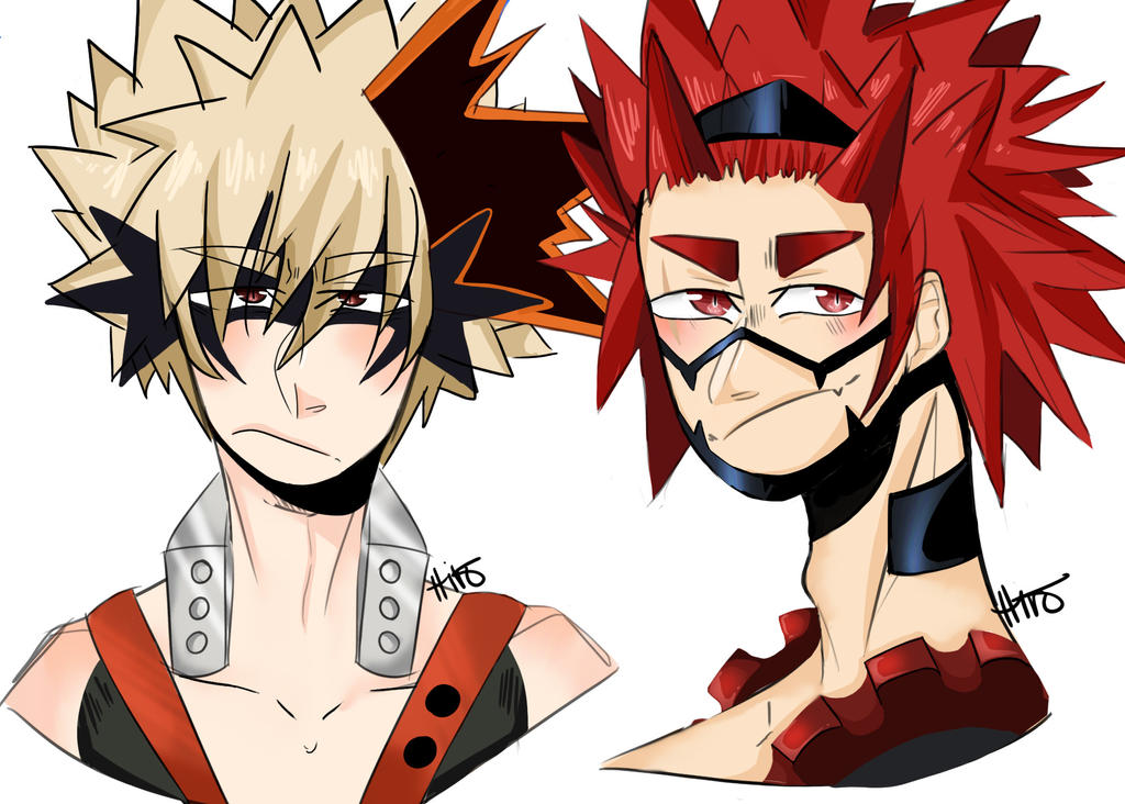Bakugo and Kirishima by LordOfYaoi on DeviantArt