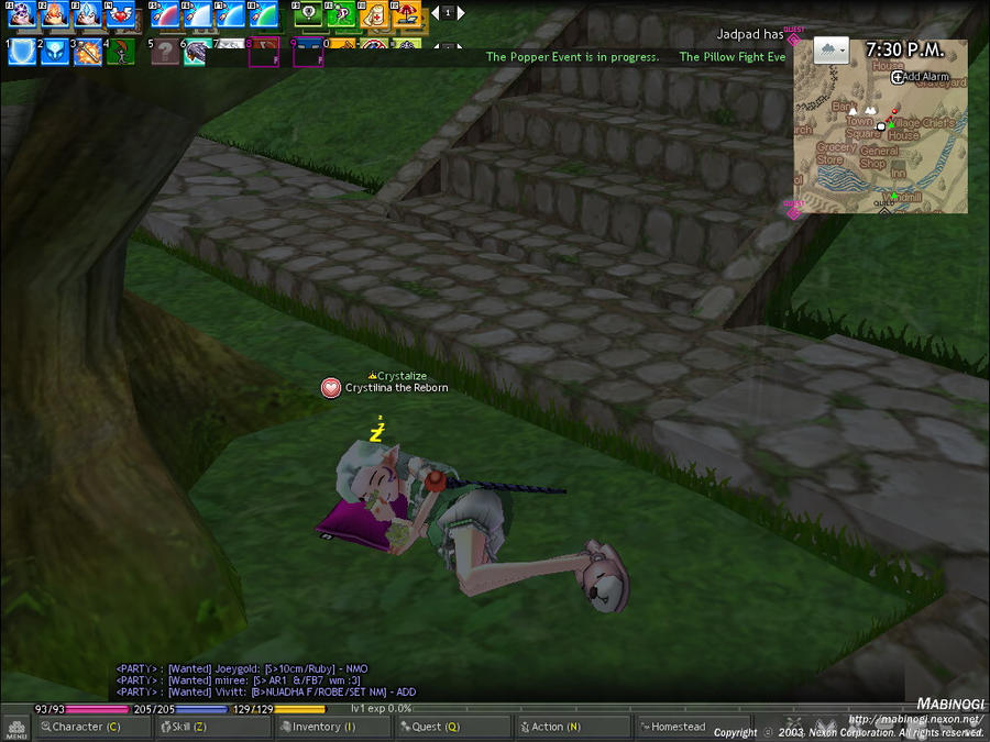 MABINOGI- A nap under the Tree