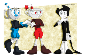 Bendy and the Cup Bros.