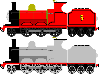 James the Red Engine by TheBigLiveTourFan on DeviantArt