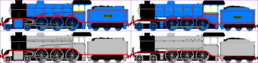 Lner O2 Class Deviantart (AU Sodor) LNER Class B17 and B12 87546 and 98462 by TheBigLiveTourFan ...