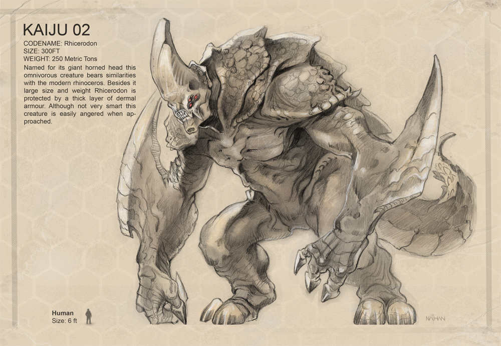 Kaiju 02 - concept by NathanRosario on DeviantArt