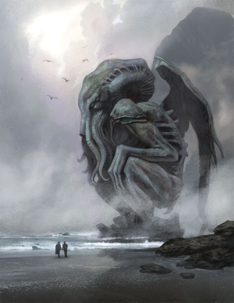 Cthulhu in the mist by NathanRosario