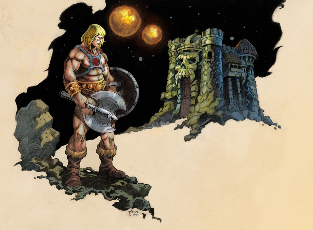 He-man And Grayskull color