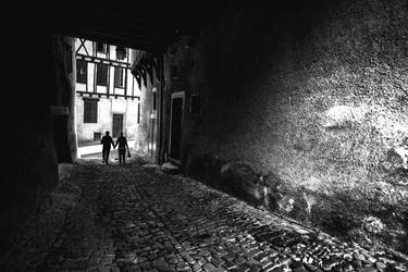 The path is dark but we hold hands by OlivierAccart
