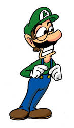 Frightened Luigi