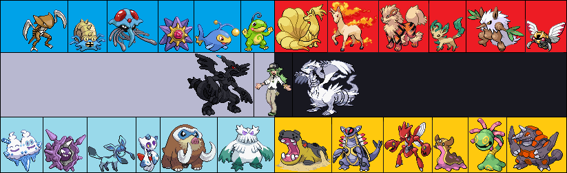 Pokemon Black2/White 2: N's teams by SixSamuraiFTW on DeviantArt