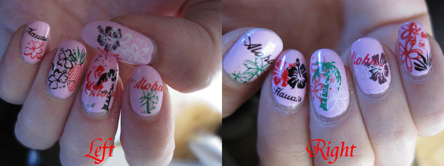 Hawaii Nail Art