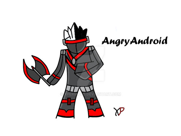 AngryAndroid with color by XperiaPro on DeviantArt