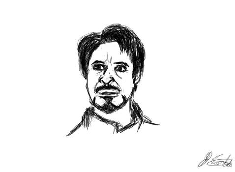 Tony Stark Sketch