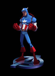 Captain America by EduHerrera