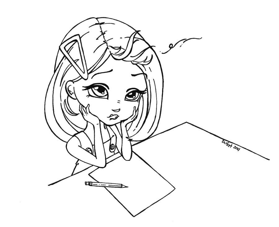 Blank page syndrome by JadeDragonne on DeviantArt