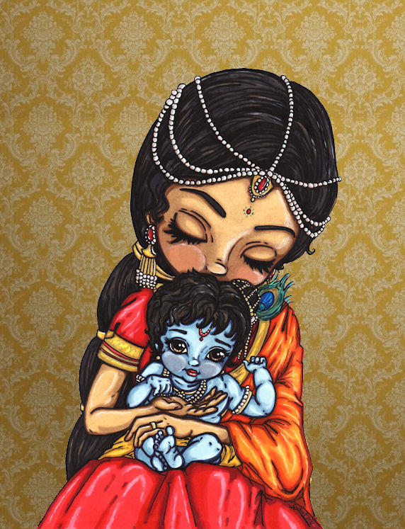 Baby Krishna by JadeDragonne on DeviantArt