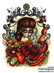 Dia De Muertos Madonna - Colored by JadeDragonne