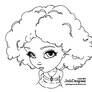 Cute Look - Lineart