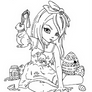 Easter - Dark Chocolate Lineart