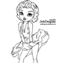 Marilyn Monroe Lineart