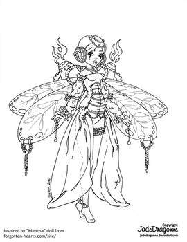 Dragonfly - Lineart