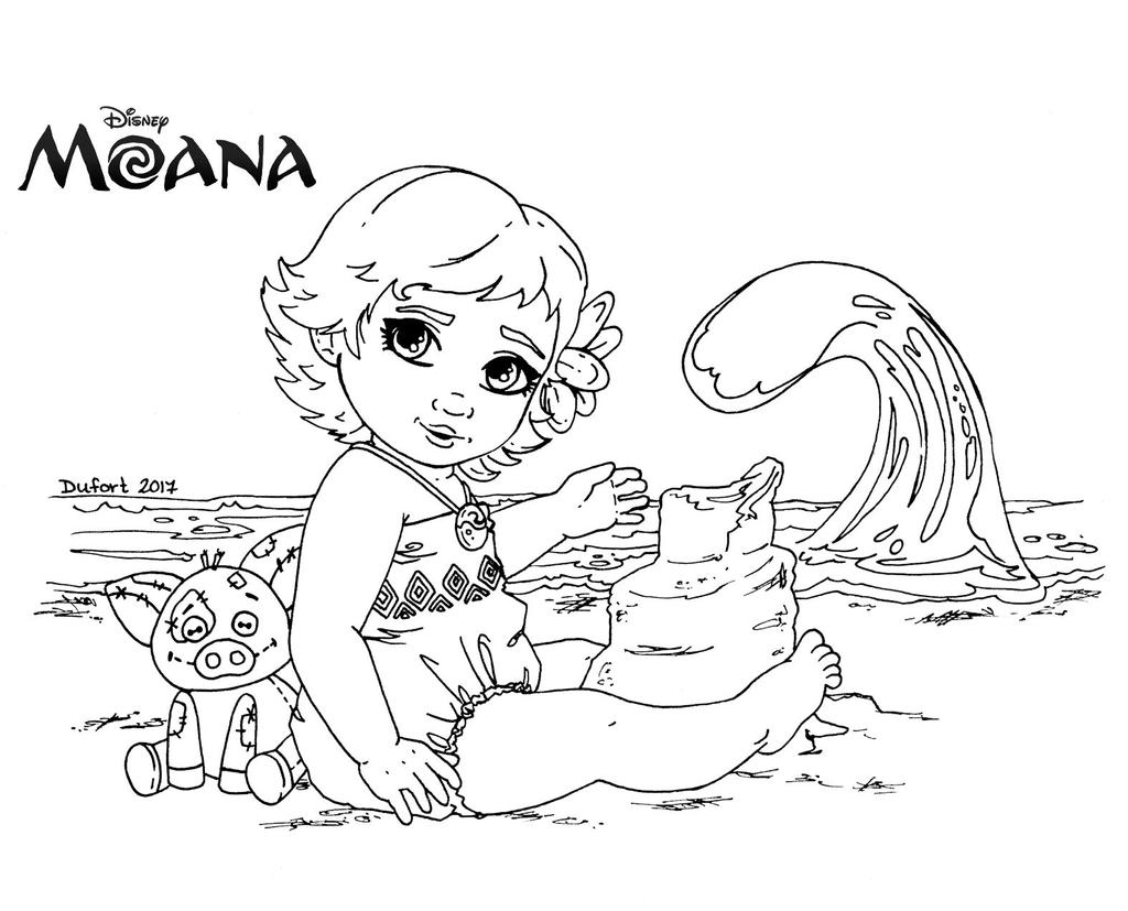 Moana - Lineart