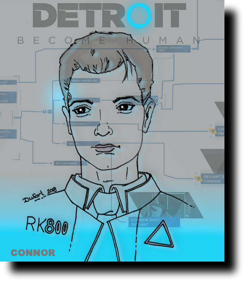 Connor - Colored by JadeDragonne
