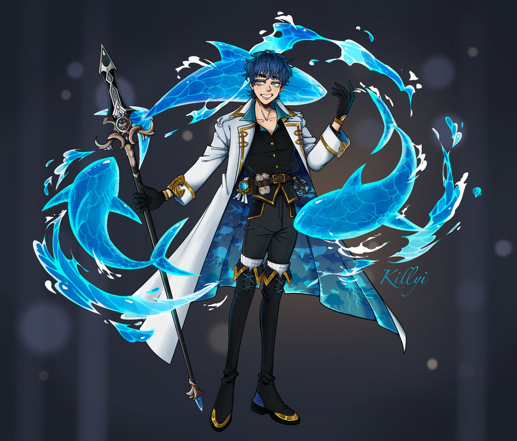 Genshin oc Kai by killyi on DeviantArt