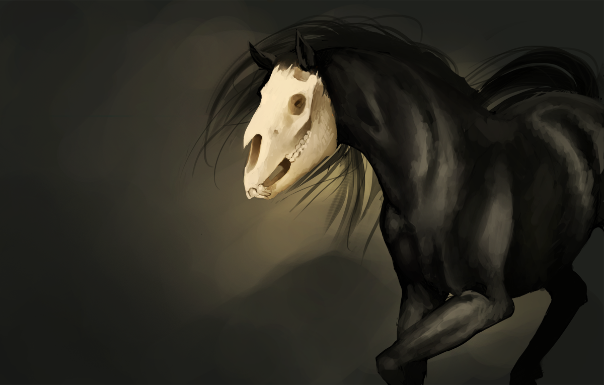 skull horse