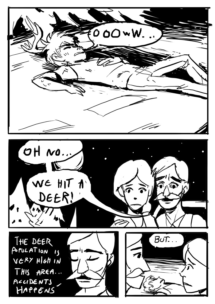 24 hour comic Teen deer Pg16