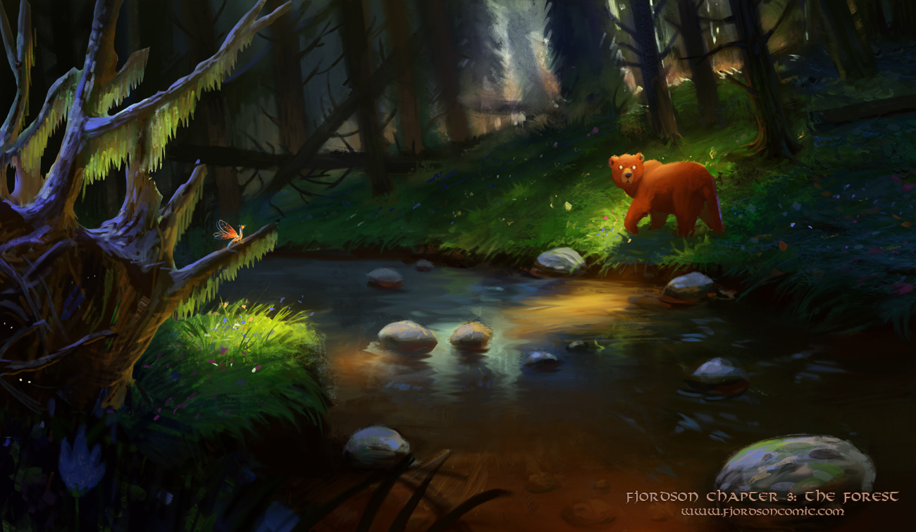 Fjordson ch cover 3, comic will resume 21th sept by Detkef
