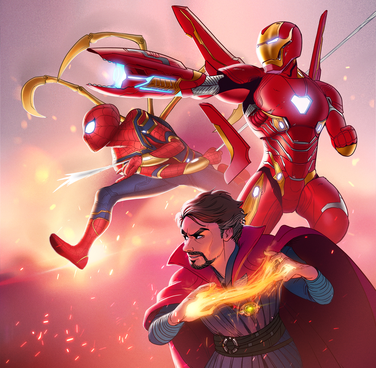 Infinity war: Team red by Detkef