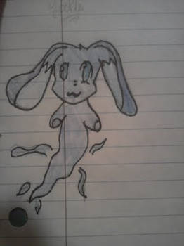 Loopie the ghost/patronus bunny