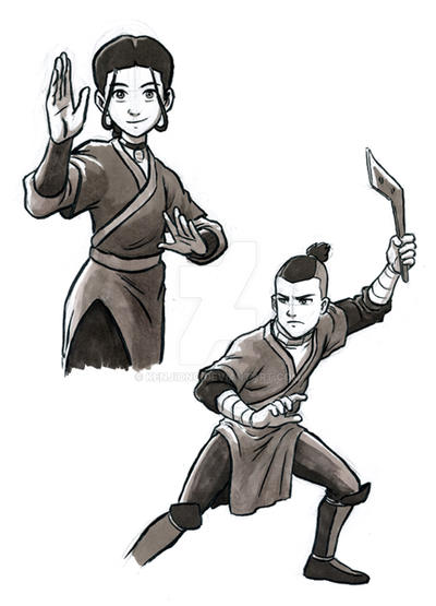 Sokka and Katara