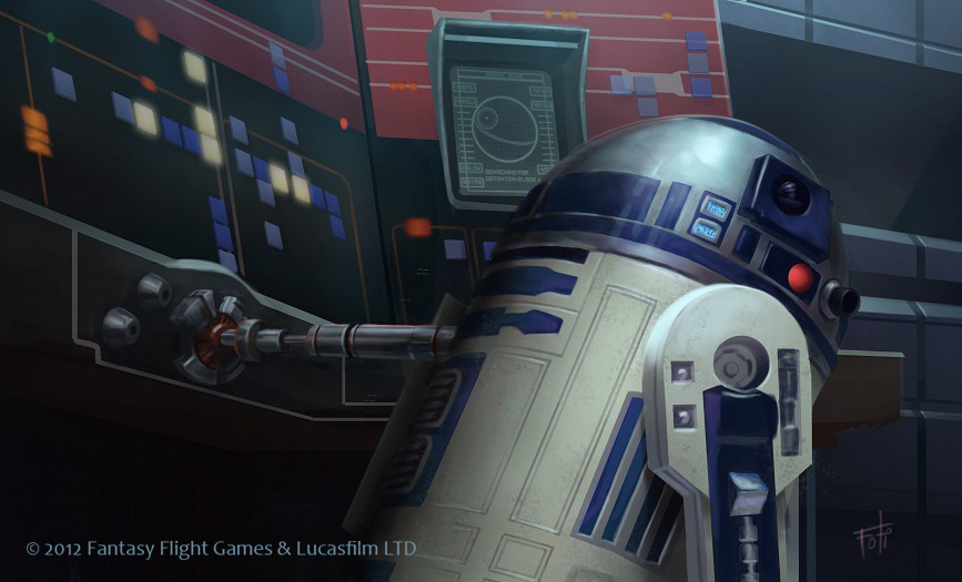 Star Wars: TCG - R2-D2 by AnthonyFoti