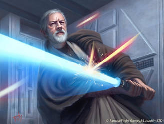 Star Wars: TCG - Soresu Training by AnthonyFoti